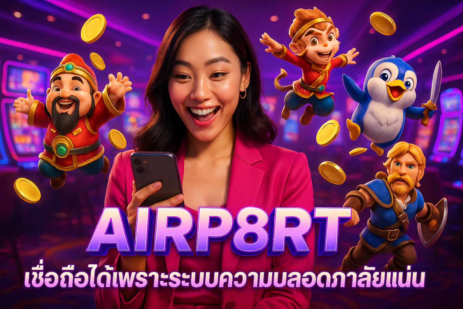 AIRP8RT เชื่อถือได้เพราะระบบความปลอดภัยแน่น