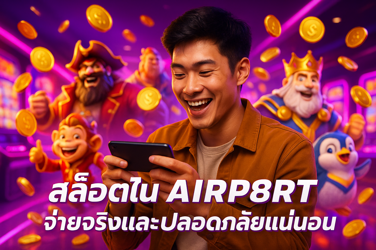 สล็อตใน AIRP8RT จ่ายจริงและปลอดภัยแน่นอน