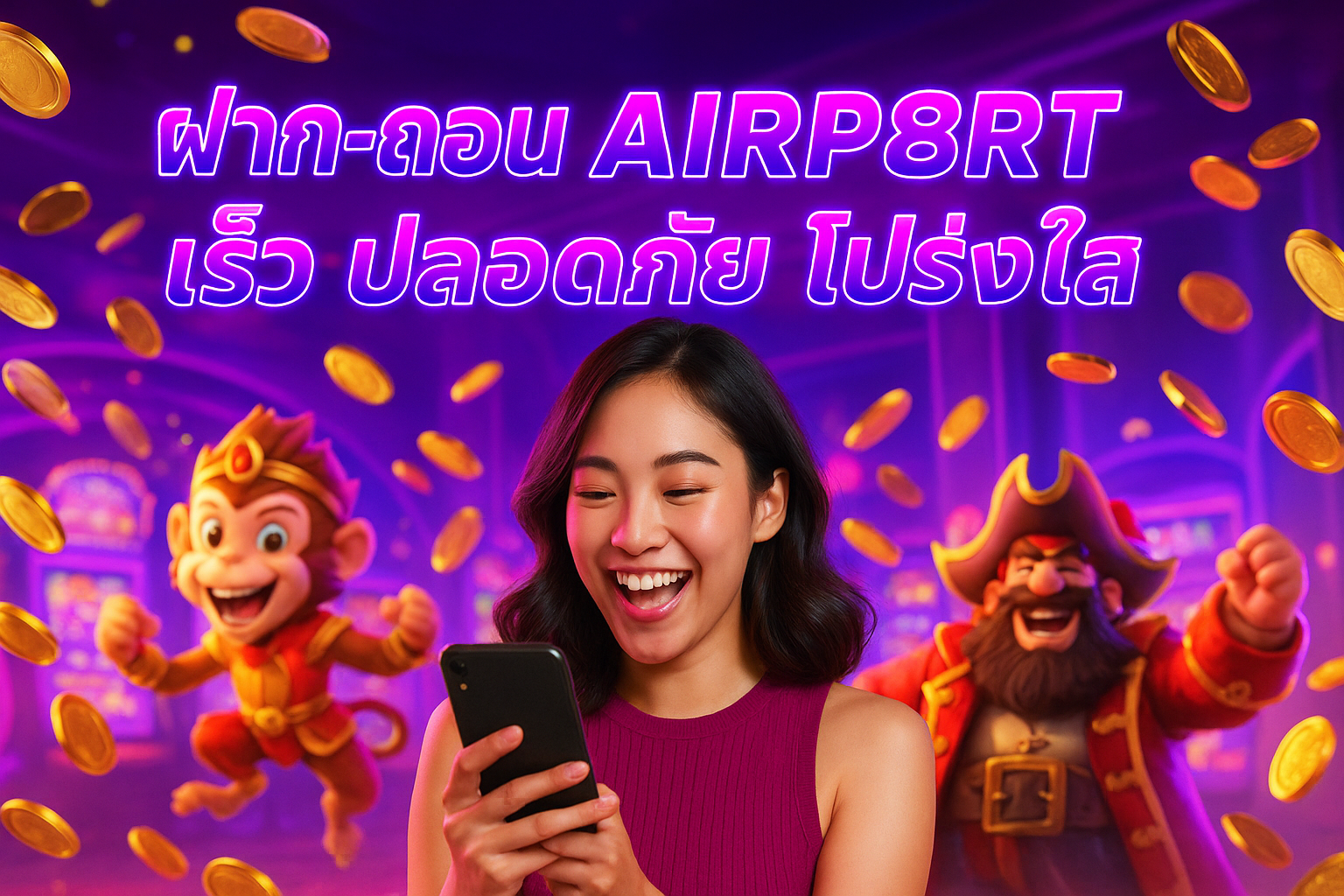 ฝาก-ถอน AIRP8RT เร็ว ปลอดภัย โปร่งใส