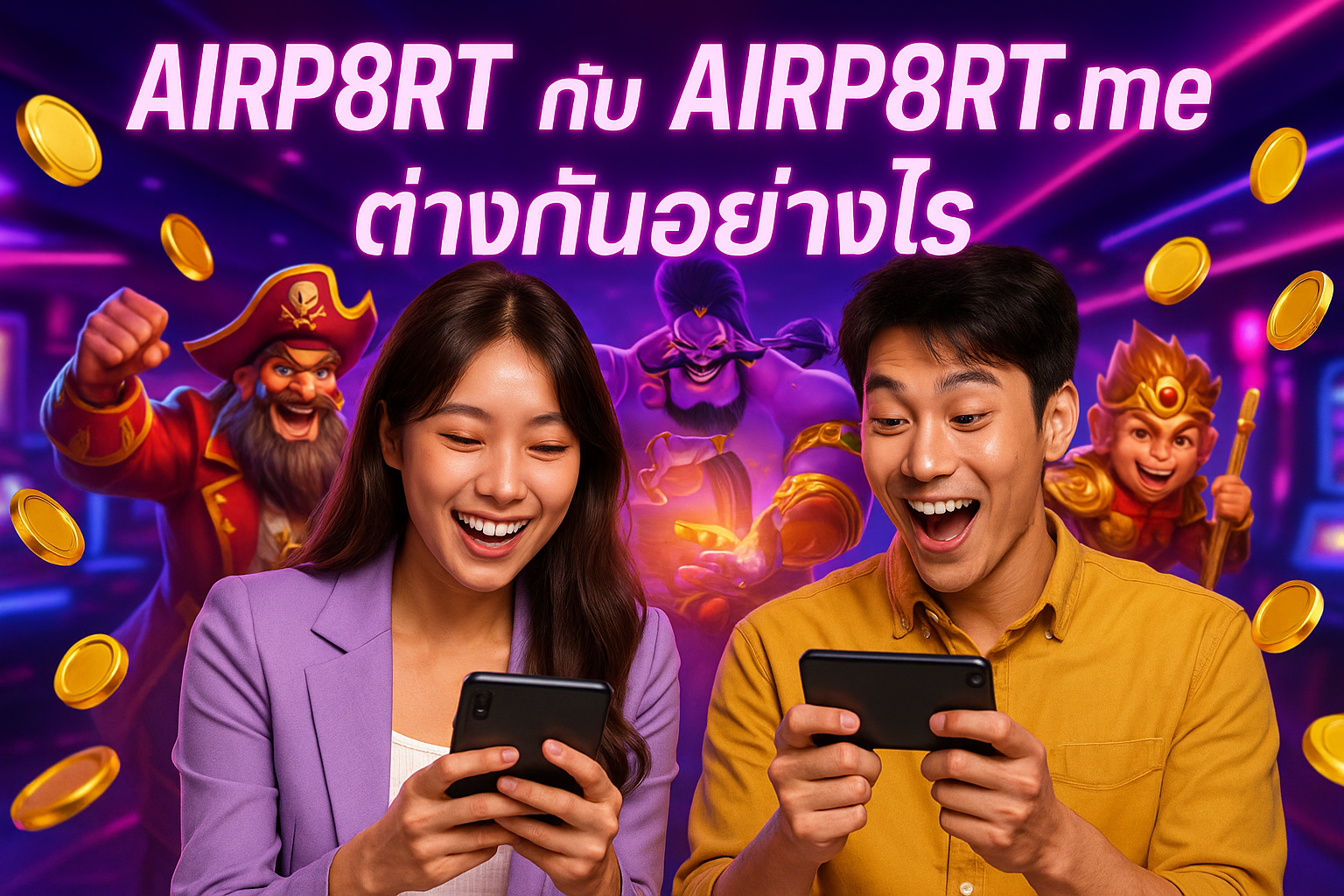 AIRP8RT กับ AIRP8RT.me ต่างกันอย่างไร