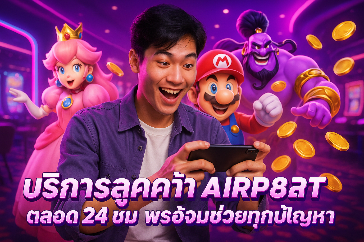 บริการลูกค้า AIRP8RT ตลอด 24 ชม พร้อมช่วยทุกปัญหา
